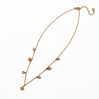 COLLAR ZO14921N DORADO Acero Inoxidable 2D23