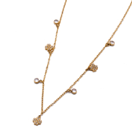 COLLAR ZO14921N DORADO Acero Inoxidable 2D23