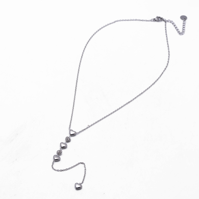 COLLAR ZO14963N PLATEADO Acero Inoxidable 2D13