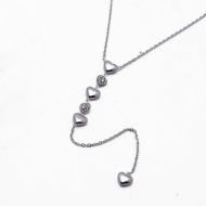 COLLAR ZO14963N PLATEADO Acero Inoxidable 2D13