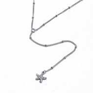 COLLAR ZO14408N250 PLATEADO Acero Inoxidable 2D33