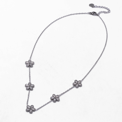 COLLAR ZO12306N PLATEADO Acero Inoxidable E18