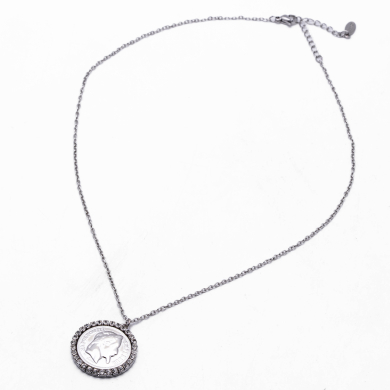 COLLAR ZO13439N PLATEADO Acero Inoxidable E28