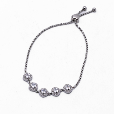 PULSERA ZO13980B PLATEADO Acero Inoxidable 2C25