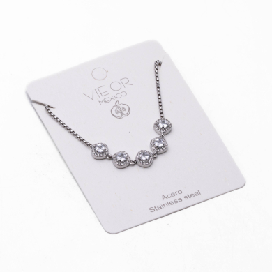 PULSERA ZO13980B PLATEADO Acero Inoxidable 2C25