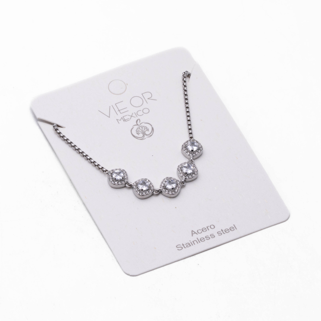 PULSERA ZO13980B PLATEADO Acero Inoxidable 2C25