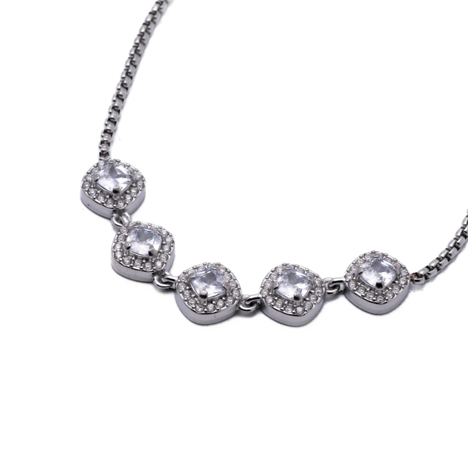 PULSERA ZO13980B PLATEADO Acero Inoxidable 2C25