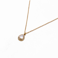 COLLAR ZO10798N250 DORADO Acero Inoxidable 2D21
