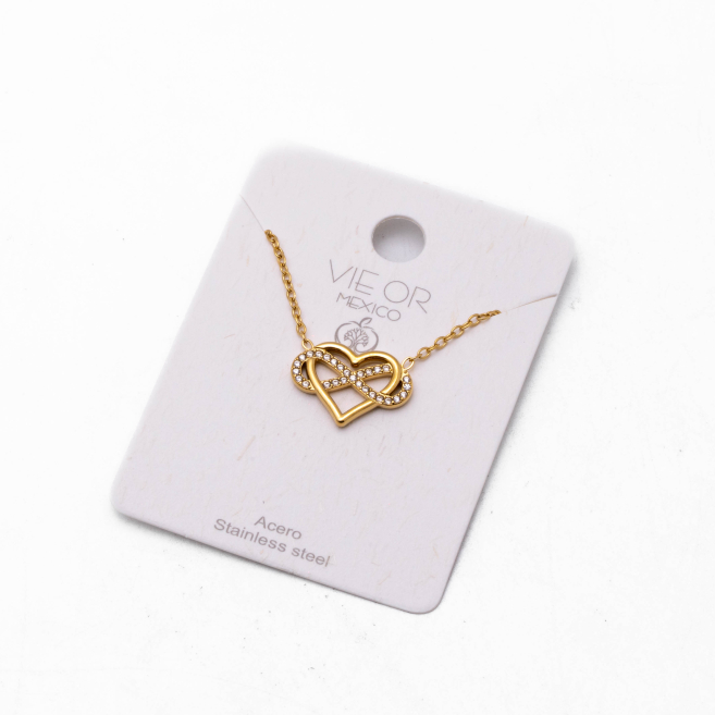 COLLAR ZO11780N DORADO Acero Inoxidable 2D31