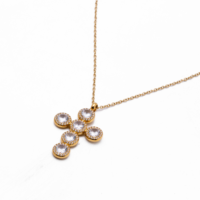 COLLAR ZO13837N DORADO Acero Inoxidable E11