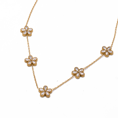 COLLAR ZO12306N DORADO Acero Inoxidable E18