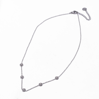 COLLAR ZO13692N PLATEADO Acero Inoxidable E26