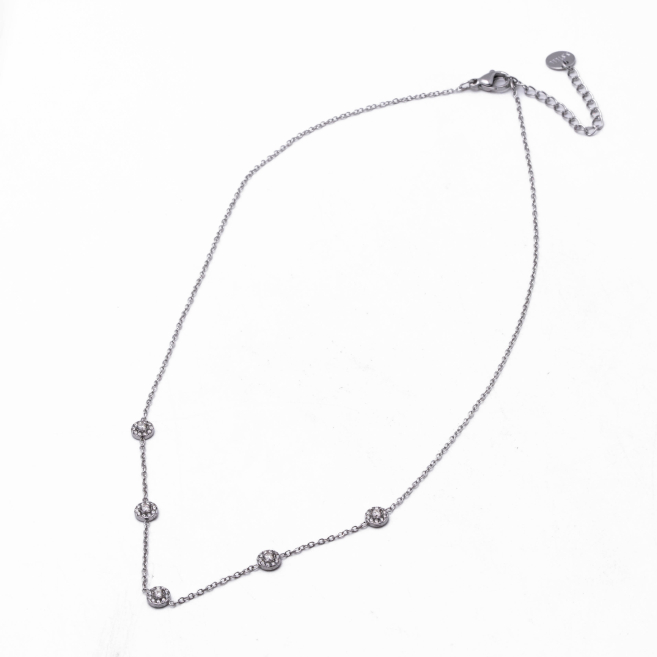 COLLAR ZO13692N PLATEADO Acero Inoxidable E26