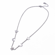 COLLAR ZO11667N PLATEADO Acero Inoxidable E31