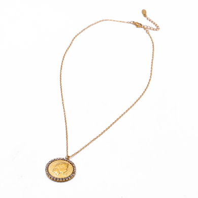 COLLAR ZO13439N DORADO Acero Inoxidable E28