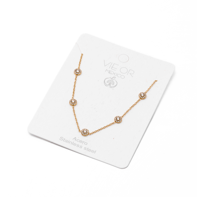 COLLAR ZO13692N DORADO Acero Inoxidable E26