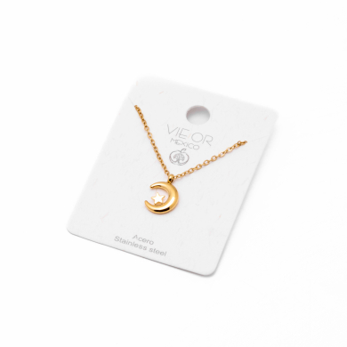 COLLAR ZO8473N150 DORADO Acero Inoxidable E12 E11