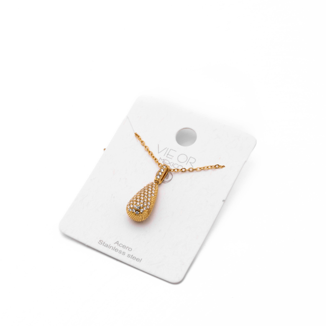 COLLAR ZO13512N DORADO Acero Inoxidable E29