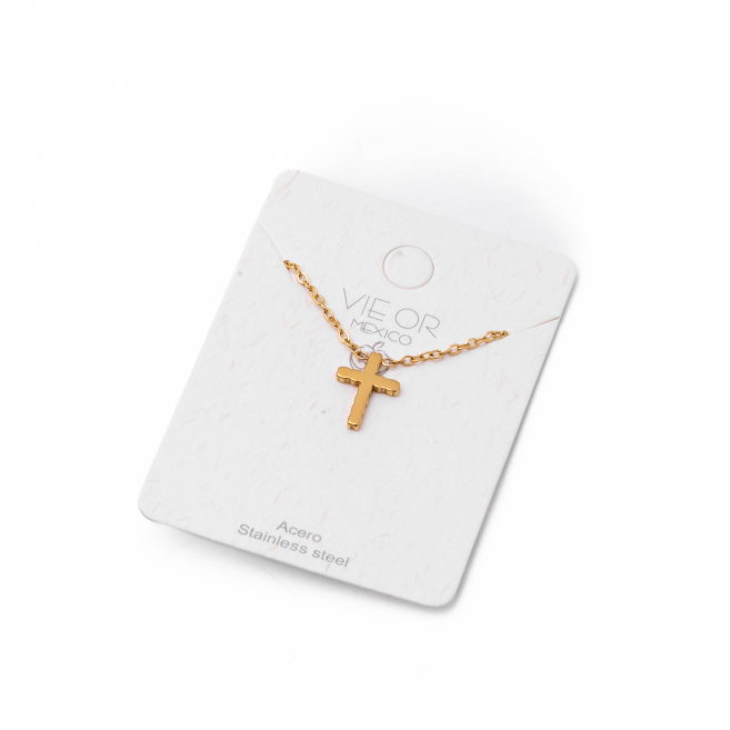 COLLAR ZO14977N DORADO Acero Inoxidable 2D32