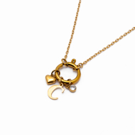 COLLAR COCN INICIAL ZO14056N DORADO C Acero Inoxidable E13