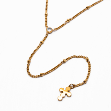 COLLAR ZO14407N250 DORADO Acero Inoxidable E41