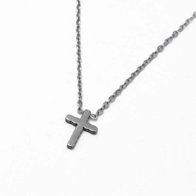 COLLAR ZO14977N PLATEADO Acero Inoxidable 2D32