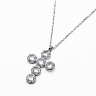 COLLAR ZO13837N PLATEADO Acero Inoxidable E11