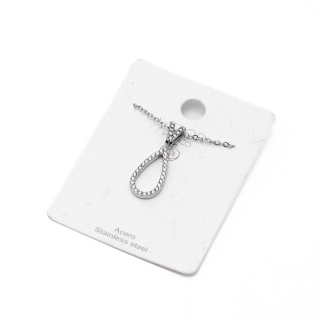 COLLAR ZO11849N PLATEADO Acero Inoxidable 2D21