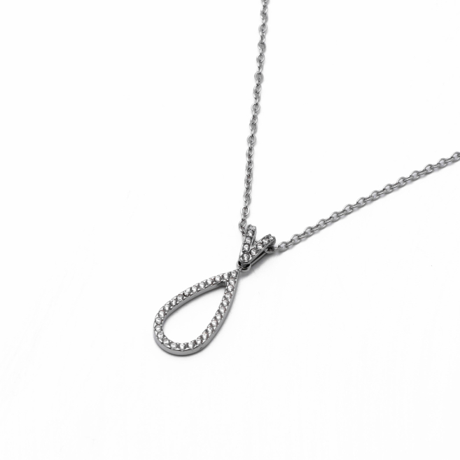 COLLAR ZO11849N PLATEADO Acero Inoxidable 2D21