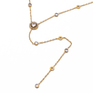 COLLAR ZO11636N DORADO Acero Inoxidable 2D13