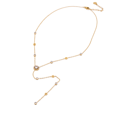 COLLAR ZO11636N DORADO Acero Inoxidable 2D13