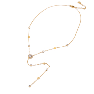 COLLAR ZO11636N DORADO Acero Inoxidable 2D13