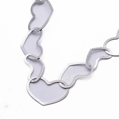 COLLAR ZO15155N PLATEADO Acero Inoxidable 2D59