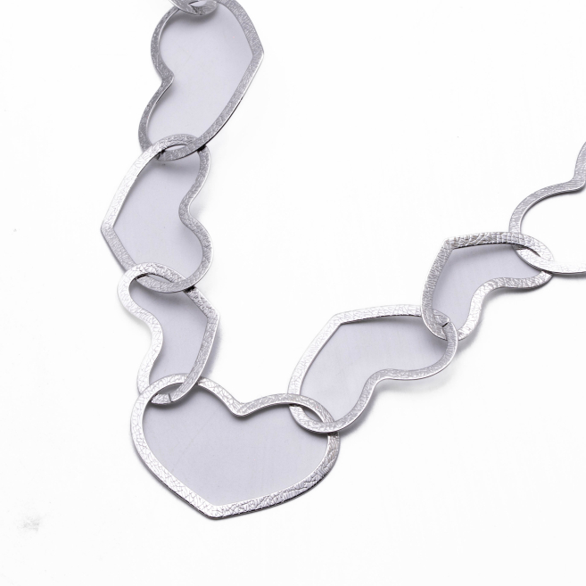 COLLAR ZO15155N PLATEADO Acero Inoxidable 2D59