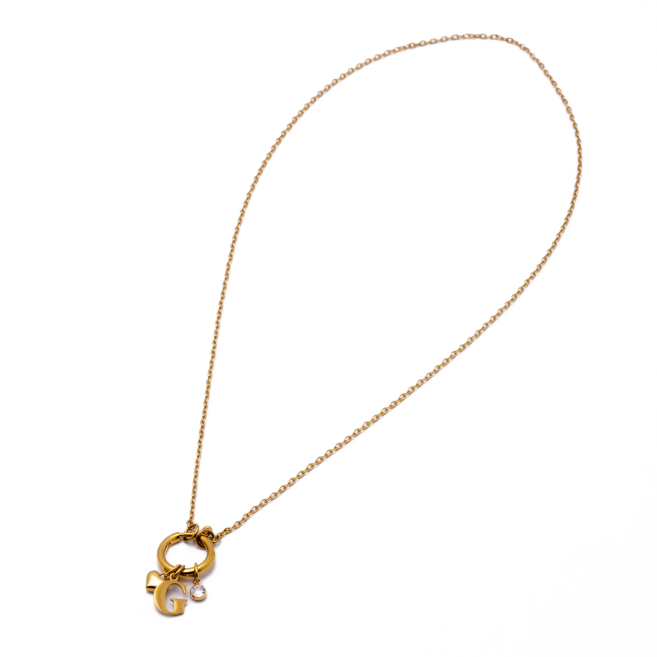 COLLAR COCN INICIAL ZO14056N DORADO G Acero Inoxidable E13