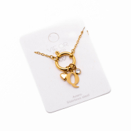 COLLAR COCN INICIAL ZO14056N DORADO Q Acero Inoxidable E13