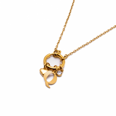 COLLAR COCN INICIAL ZO14056N DORADO Q Acero Inoxidable E13