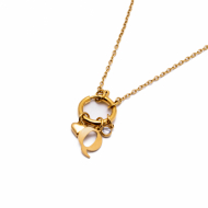 COLLAR COCN INICIAL ZO14056N DORADO Q Acero Inoxidable E13