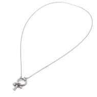 COLLAR COCN INICIAL ZO14056N PLATEADO T Acero Inoxidable E13
