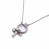 COLLAR COCN INICIAL ZO14056N PLATEADO T Acero Inoxidable E13