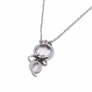 COLLAR COCN INICIAL ZO14056N PLATEADO Q Acero Inoxidable E13