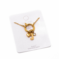 COLLAR COCN INICIAL ZO14056N DORADO J Acero Inoxidable E13