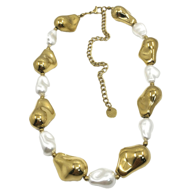 COLLAR ZO15258N DORADO Acero Inoxidable E35
