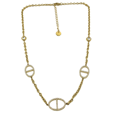 COLLAR ZO15168N DORADO Acero Inoxidable 2D53