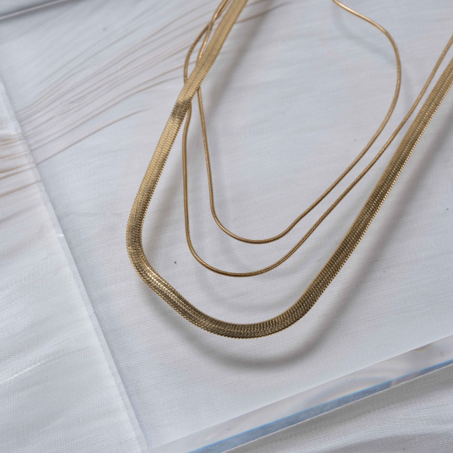 COLLAR ACERO ZO11612N Dorado -2D37 2D37 2D37