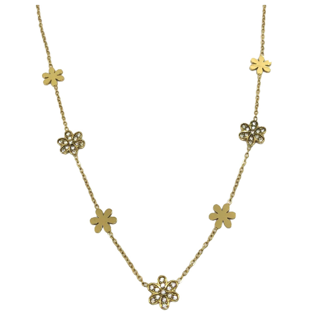 COLLAR ZO15534N DORADO Acero Inoxidable 2D34