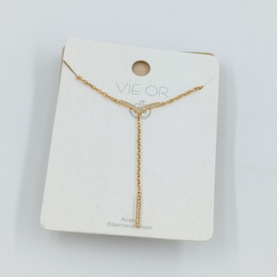 COLLAR ZO11450N DORADO Acero Inoxidable E27