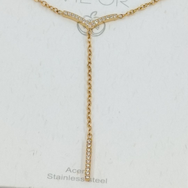 COLLAR ZO11450N DORADO Acero Inoxidable E27