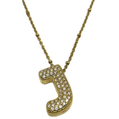 COLLAR ZO15659N V PLATEADO Acero Inoxidable E52E51