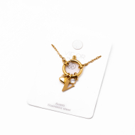 COLLAR COCN INICIAL ZO14056N DORADO V Acero Inoxidable E13